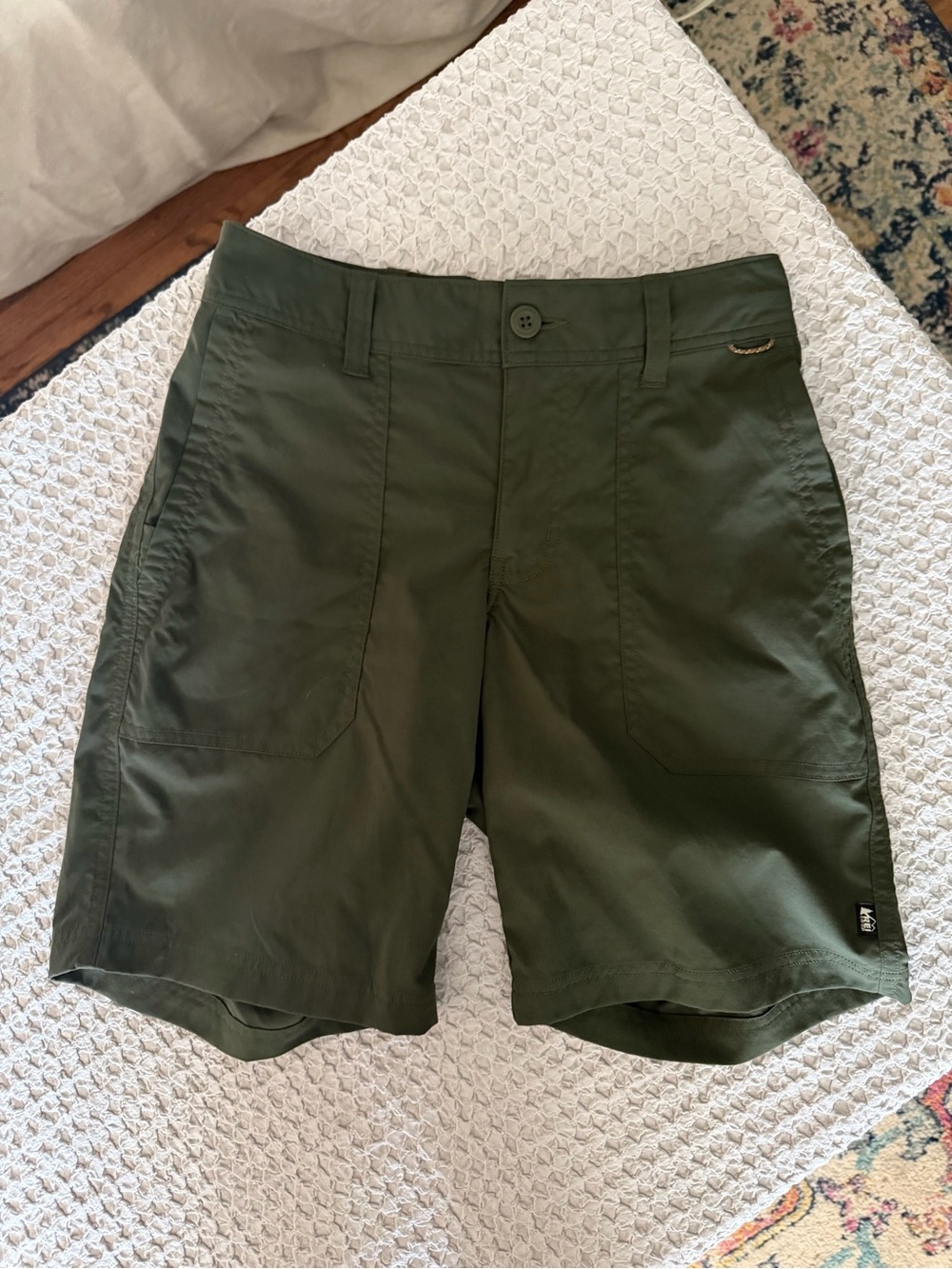 REI Co-op Trailmade Hiking Shorts Olive Green 0